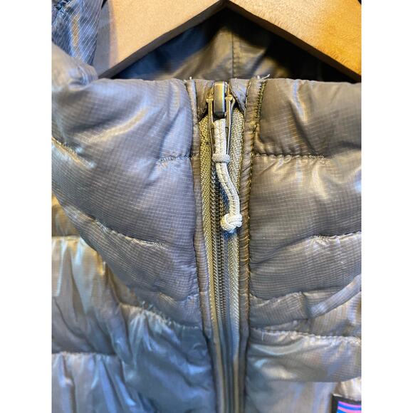 Patagonia Vest Nano Puff Insulated Packable Zip Up Silver Gray Women's Size Med - Picture 7 of 11
